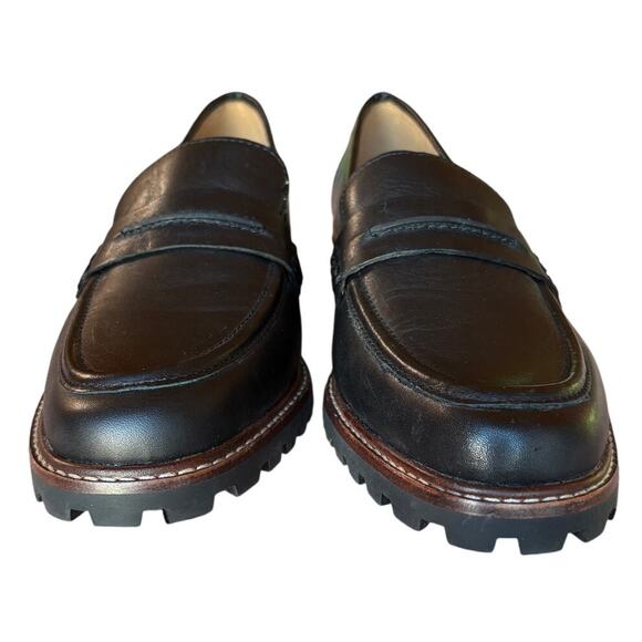 Madewell The Corinne Black Lug Sole Loafers Versatile Updated Classic size 9 - Picture 4 of 16